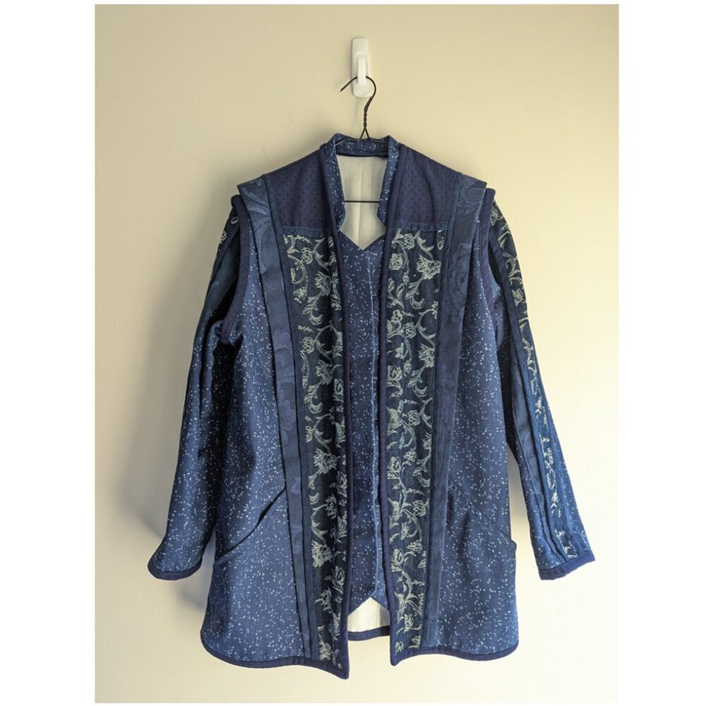 Handmade Various Print Fabric Jacket